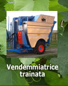 Vendemmiatrice trainata